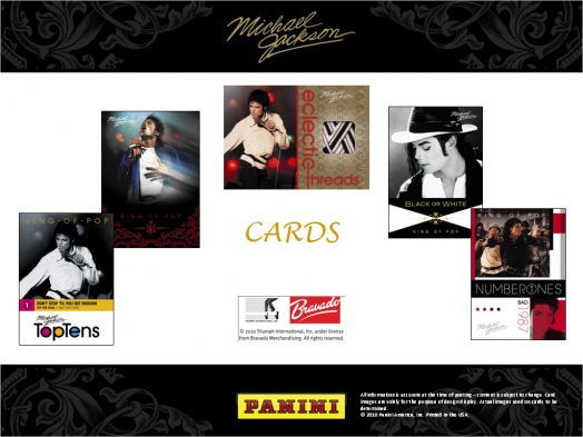 Panini Americana lança Official Michael Jackson Set Trading Card Michae20