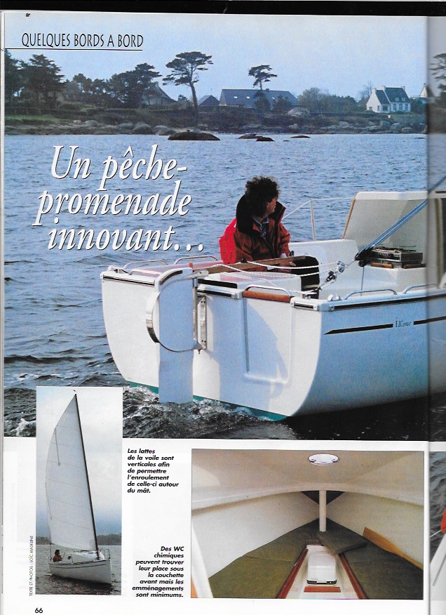 Un pêche promenade innovant Ikone 6 Voile Magazine N°77 mai 2002 Vm77_m14