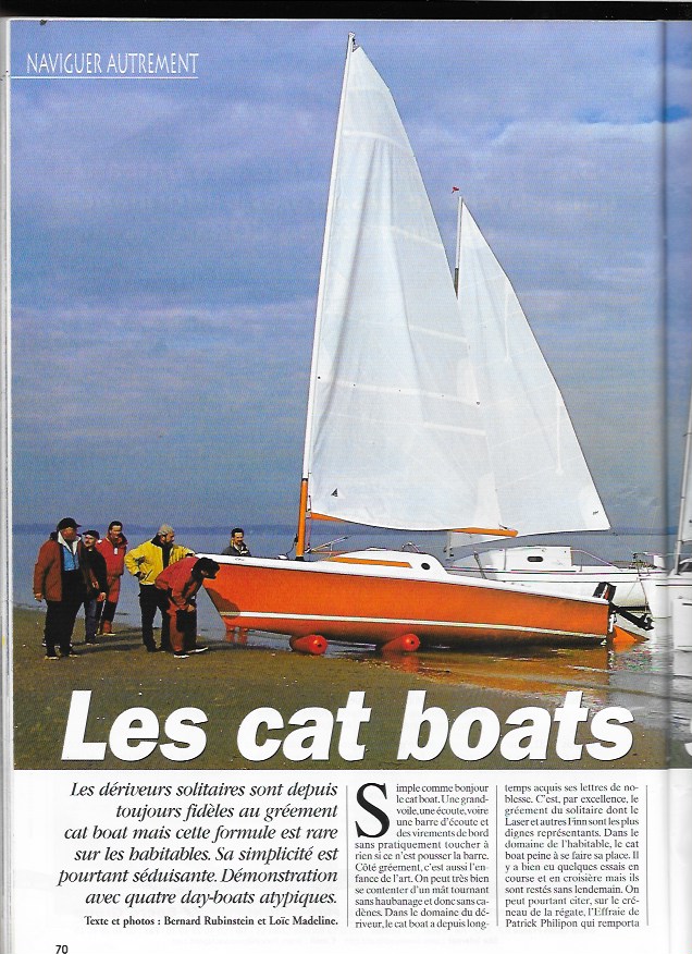 Les Cat boats sont de retour (IKONE 6)  Voile Magazine 88 Avril 2003 Vm88_a22