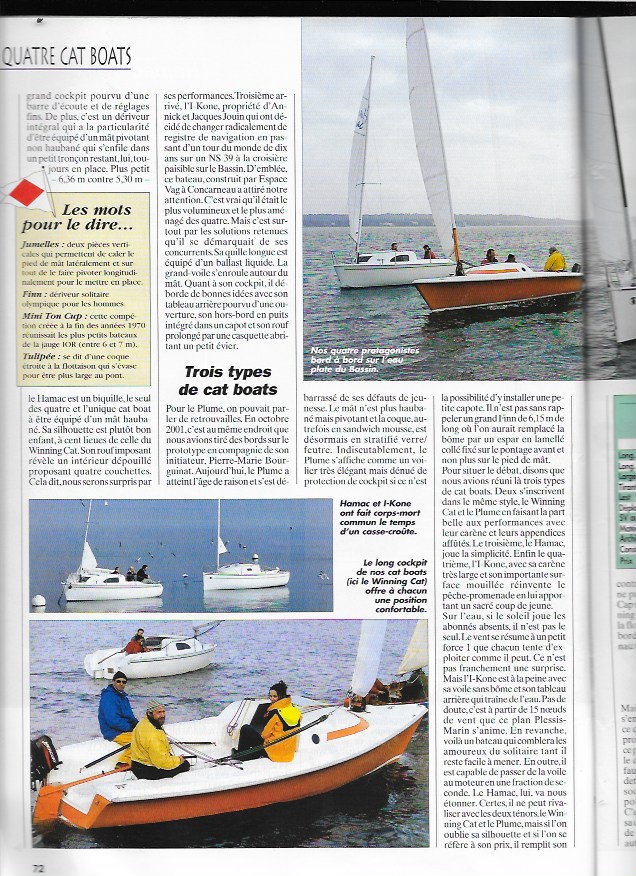 Les Cat boats sont de retour (IKONE 6)  Voile Magazine 88 Avril 2003 Vm88_a24
