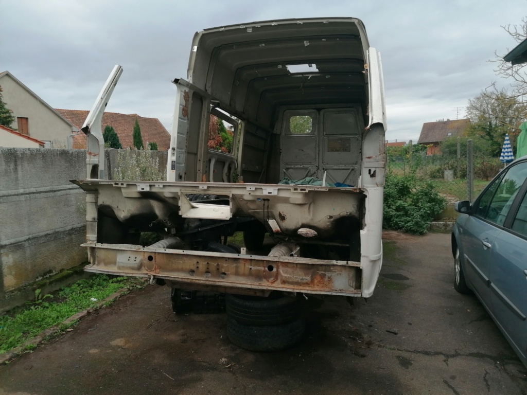 Restauration d'un vw LT camping-car fabrication C.Voisin 114
