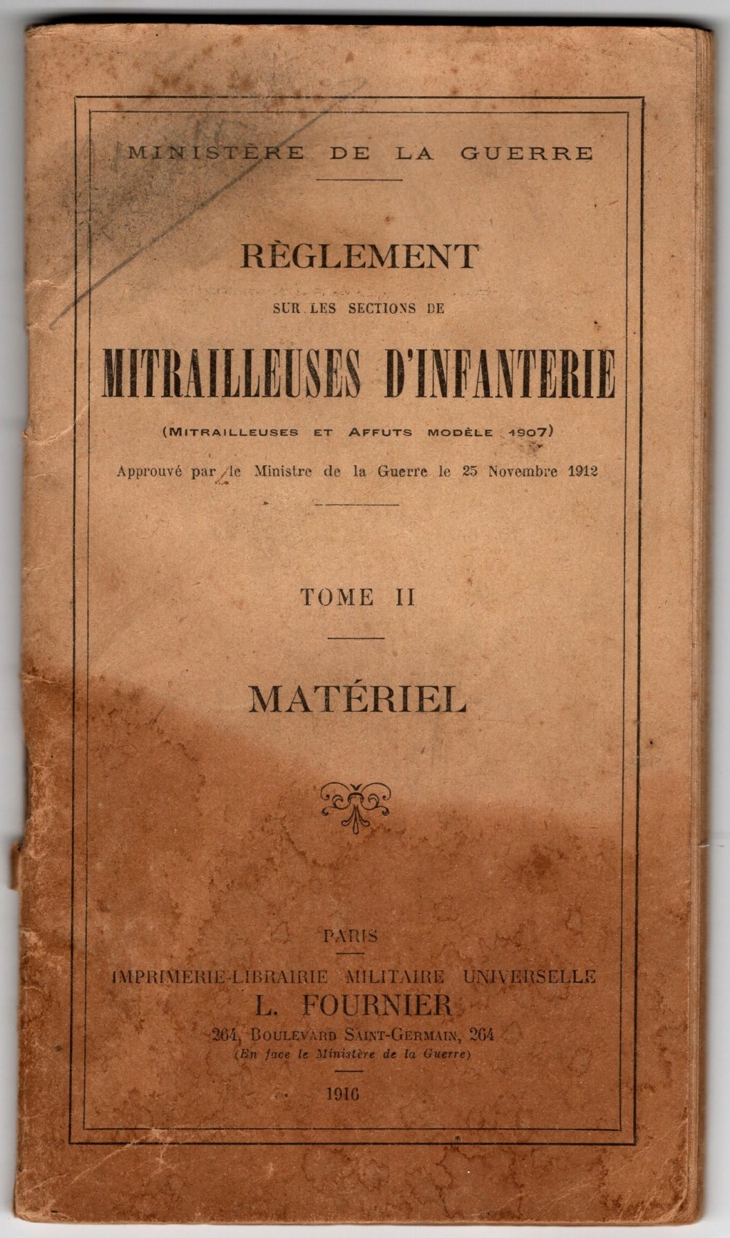 (P) Livret Mitrailleuses d'Infanterie - 1916 (Vendu) Img00815