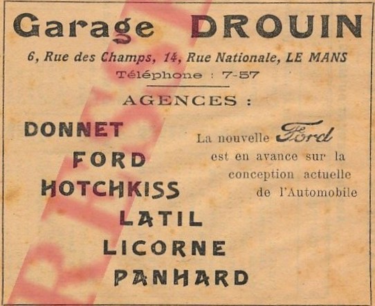 DROUIN Paul, pilote LICORNE Garage44