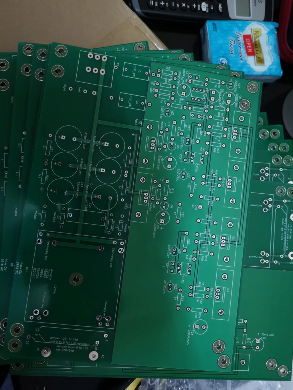 PassDIY Headphone Amp Preamp Whammy PCBs