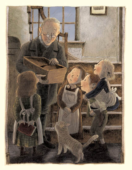 The Little Books of the Little Brontës de Sara O'Leary et Briony May Smith (Au pays des histoires- l'enfance de Charlotte, Emily et Anne Bronte) Bronte16
