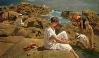 La peintre anglaise Laura Knight On-the10