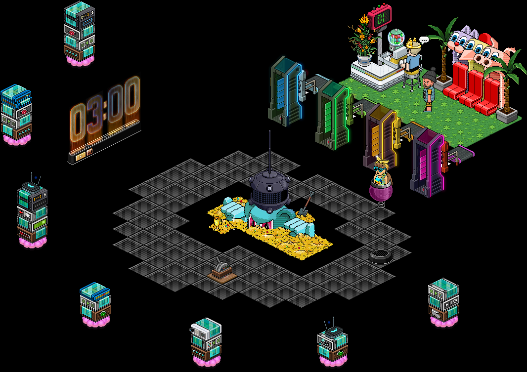 Nuovo affare stanza Battle Banzai in catalogo su Habbo Rurewa10