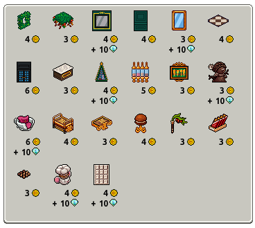 furni - Furni Emporio del Cioccolato in catalogo su Habbo Scree151