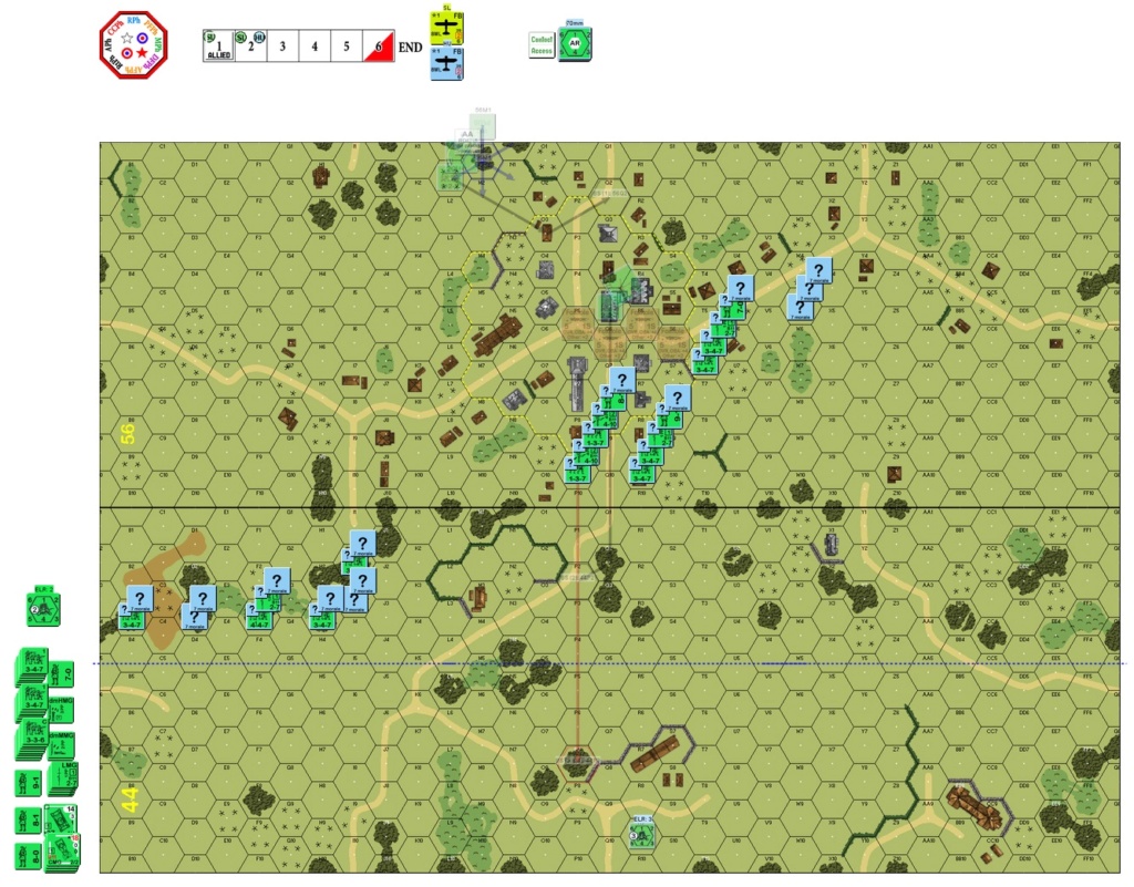 (More) Air Support Training On VASL, J-148 “Last Minute War (John vs Robin) J-148-10