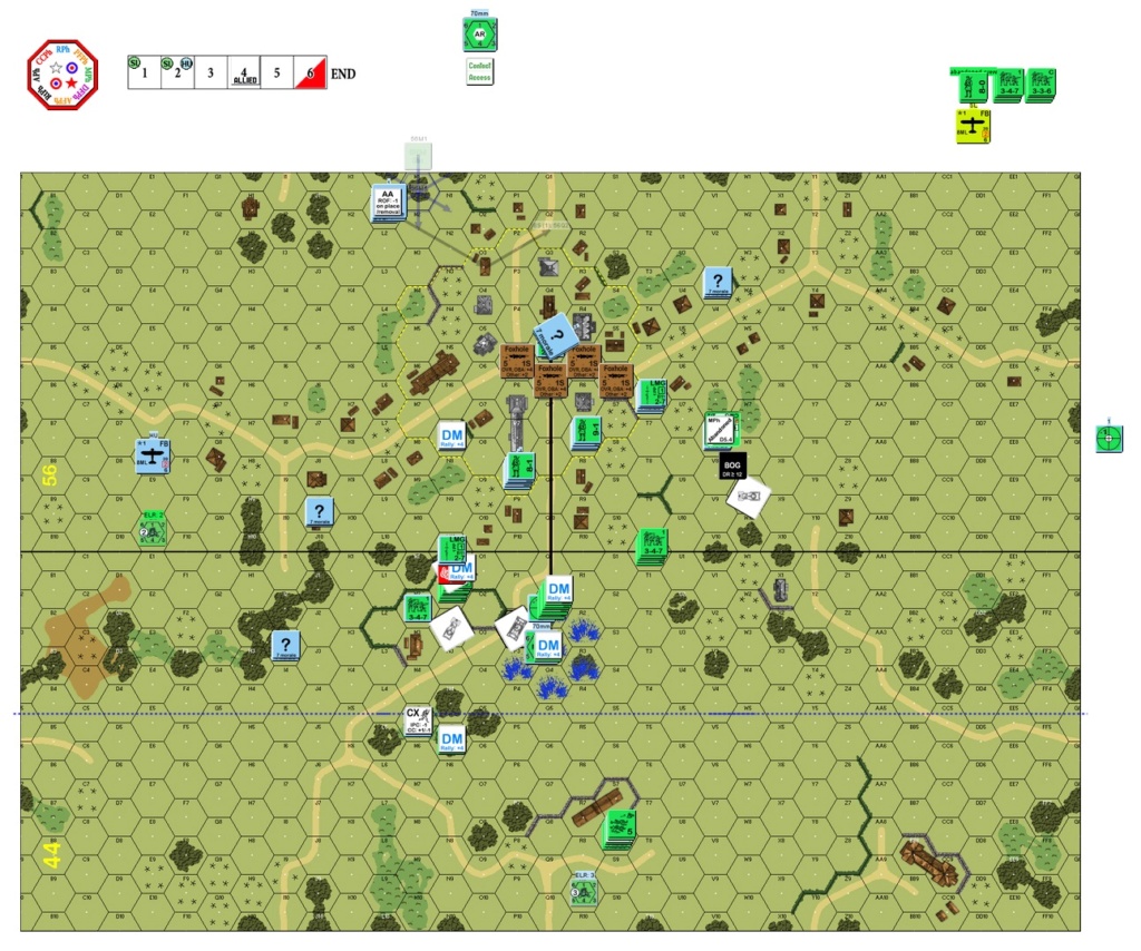 (More) Air Support Training On VASL, J-148 “Last Minute War (John vs Robin) J-148-12