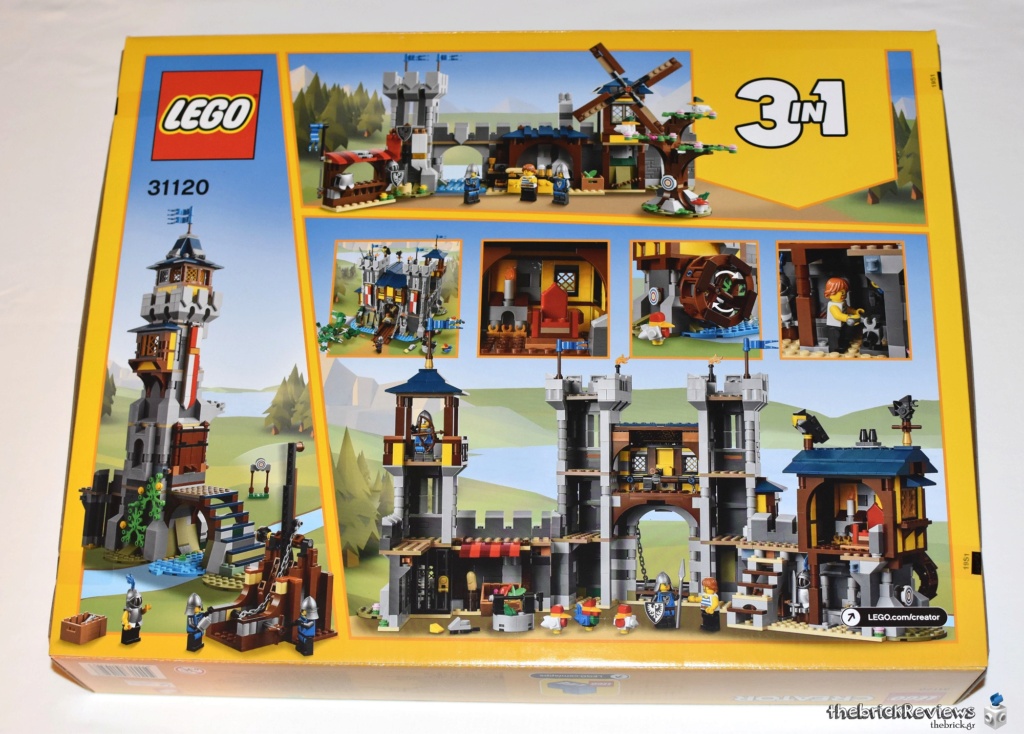 ThebrickReview: LEGO Creator 3 in 1 31120 Medieval Castle (+2 sets mod) Dsc_2611