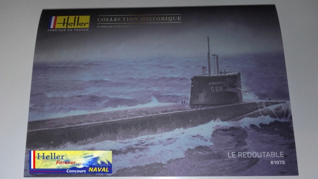 Sous-marin Nucléaire Lanceur d Engins SNLE Le REDOUTABLE 1/400ème Réf 57075 Redout12
