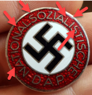 insigne du NSDAP attache boutonnière  2020-019