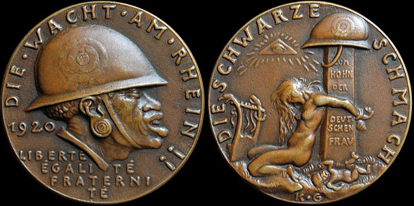 medaille allemande 1920 occupation de la Rhénanie....les prémices! K-263610