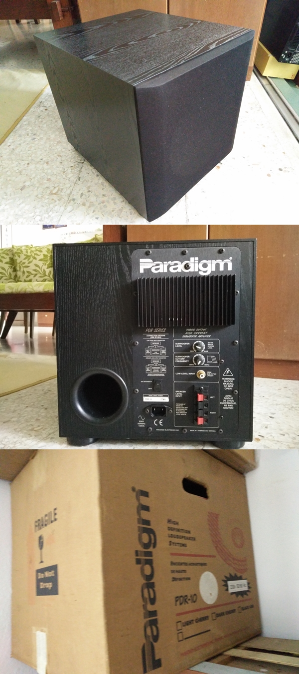 Paradigm Titan v2 & Paradigm PDR Series PDR-10 (used) [SOLD] 2-para10