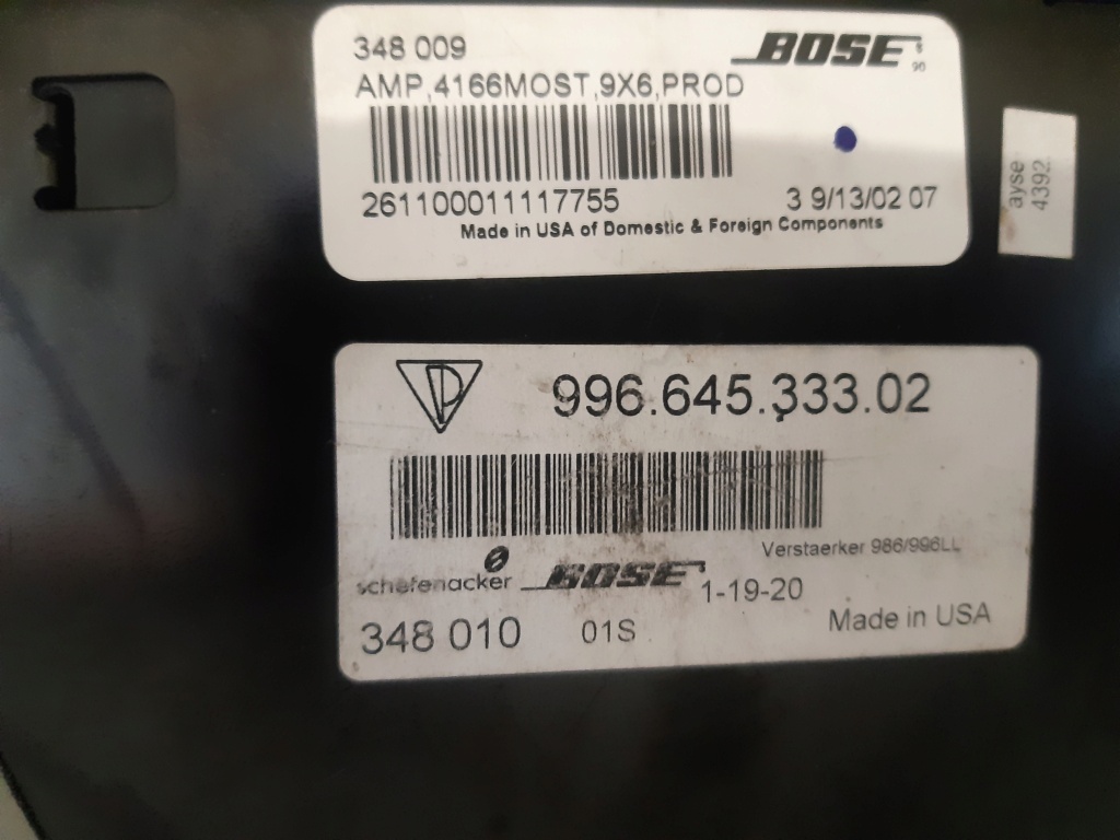 Ampli Bose 996 986 à vendre photos  20210212
