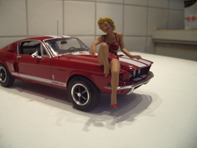 mustang SHELBY  GT-350 de 1967 de chez AMT/ERTL au 1/25 2415