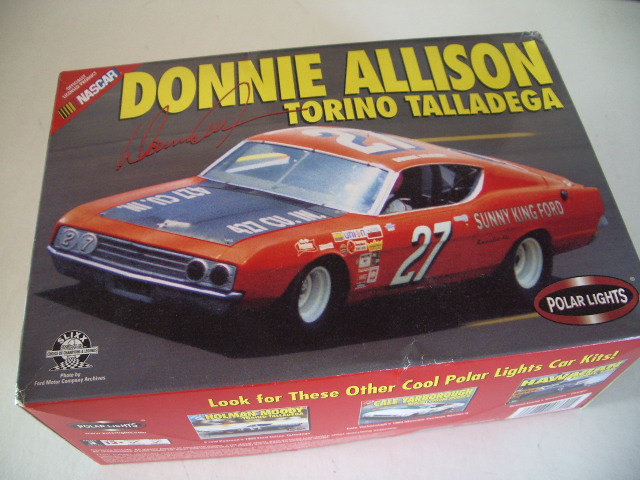 ford Torino Talladega NASCAR 1969 DONNIE ALLISON numeros 27 polar lights  F310