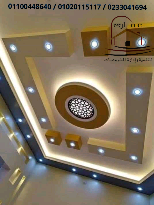 تصميمات ديكورات / دهانات / تشطيبات / جيبسوم بورد شركة عقارى 01100448640 15920923