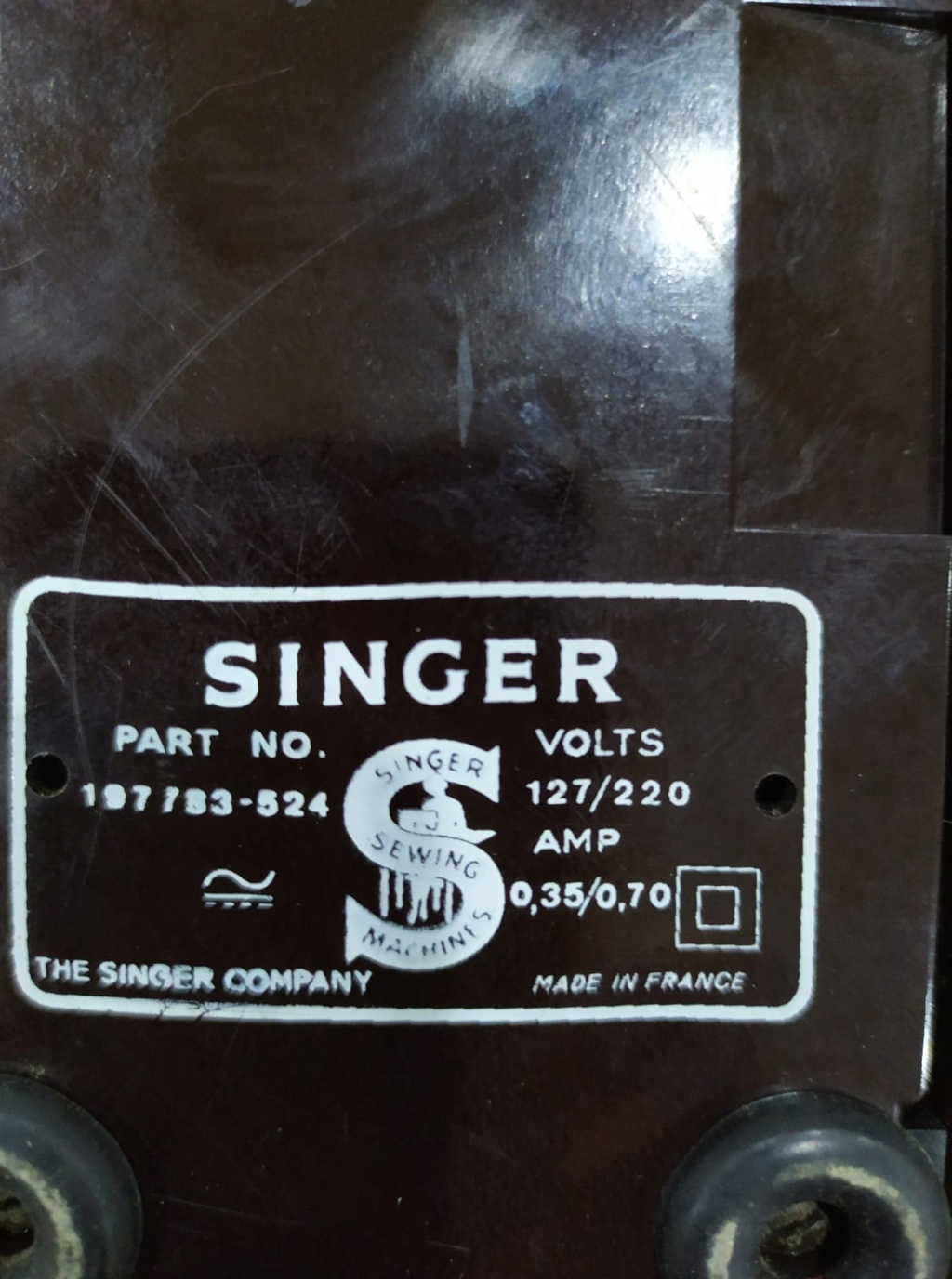 Réparer un transformateur pour SINGER 197B Transf10