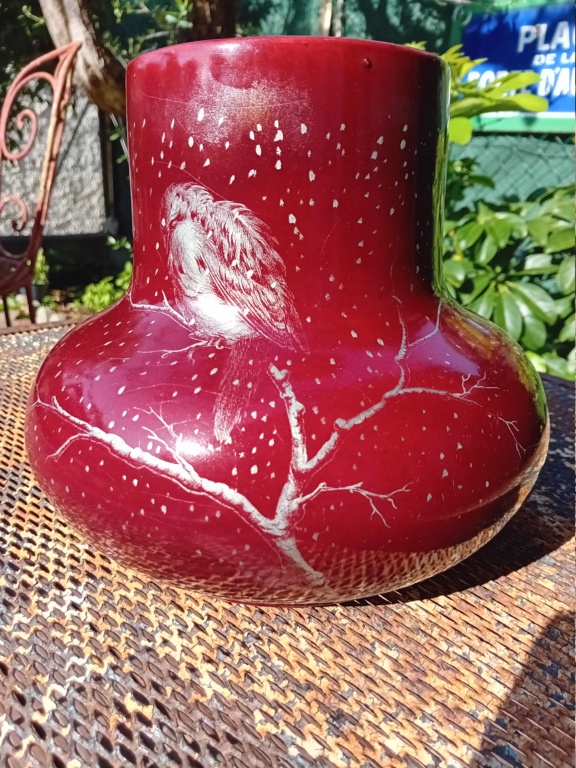 Un vase a l'oiseau Vallauris Clément Massier ? 20230720