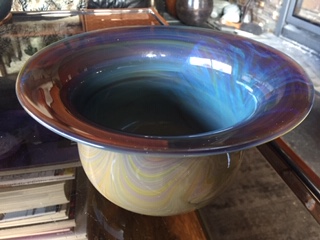 Studio Glass Bowl - Signed and Dated 1975 Img_1116