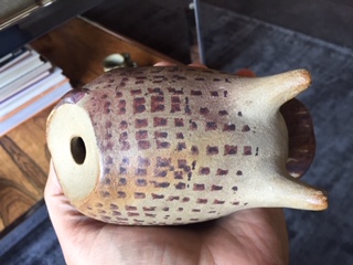 Studio Pottery Owl- No Makers Mark Img_4211