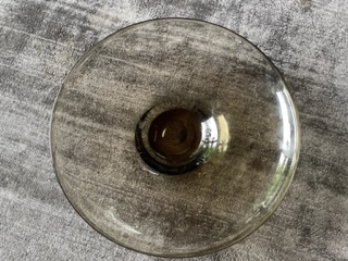 Smoked Glass Flat Bowl - Whitefriars Or Scandinavian?? Img_7710