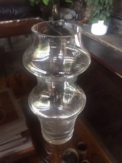 Riihimaki Style Clear Glass Vase Img_7811