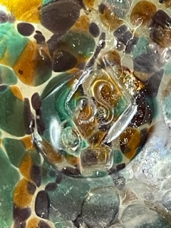 Lovely Art Glass Vase Signed SC Img_8116