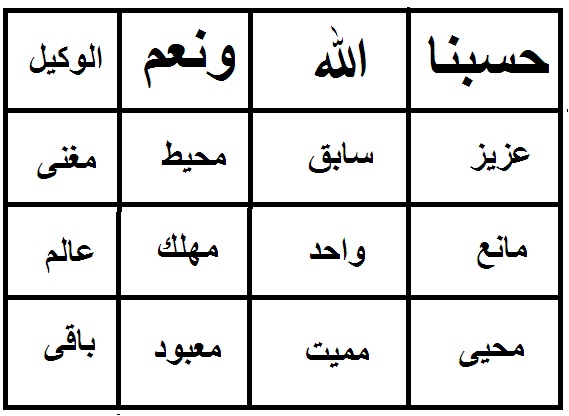 حجاب دفع الشر والحسد 0041