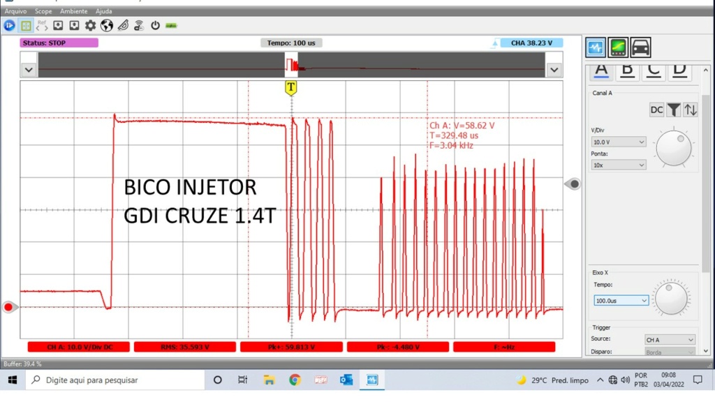 bico - Sinal Bico Injetor GDI Cruze 1.4T  Slide110