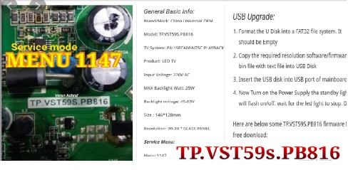 TP.VST59S.PB816 2 FLASH General Delux LD3216 Normal+Mirror DUMP  114710