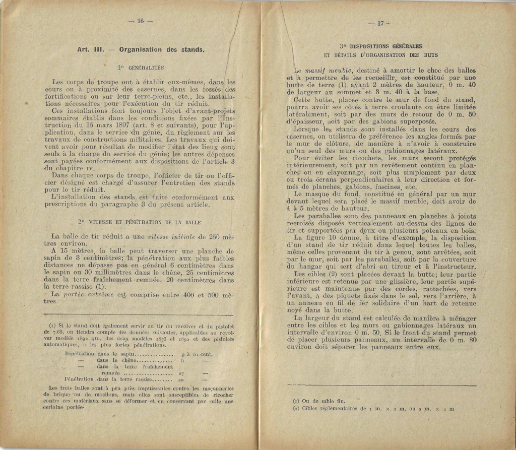 Tir reduit - Avis au tireurs : Ce   passionnant  ouvrage   d'instruction militaire sur le tir réduit au fusil GRAS  1611