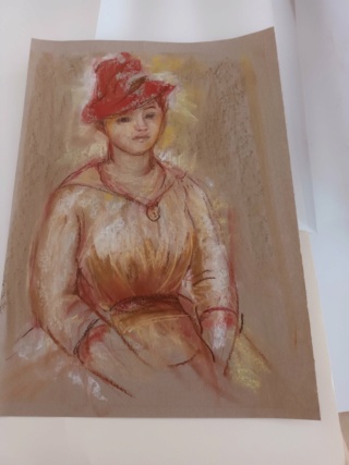 La dame au chapeau rouge Lafemm13