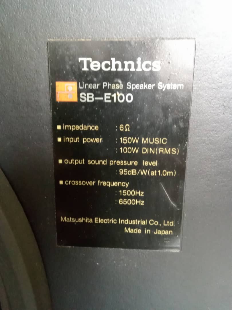 Technics SB E 100 ( Sold) Dbc35210