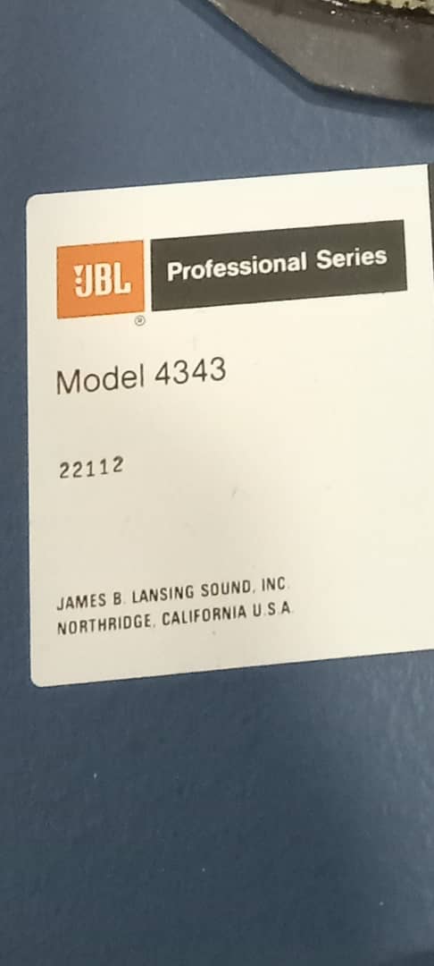 JBL 4343 ALNICO Whats410