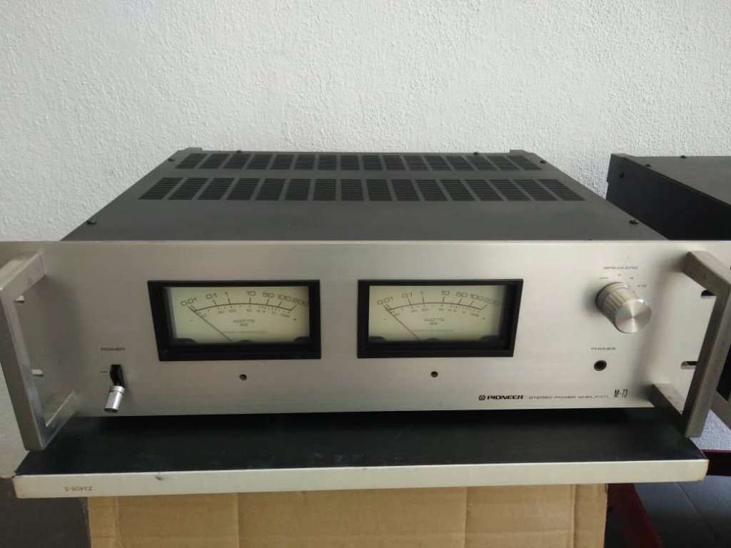Pioneer Preamp C-73 & Power Amp M-73 (SOLD) Whatsa33