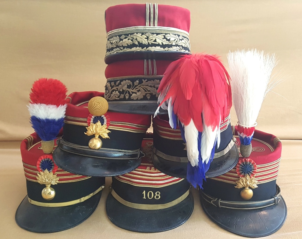 Képis et accessoires Officier Infanterie 3eme République 20240511