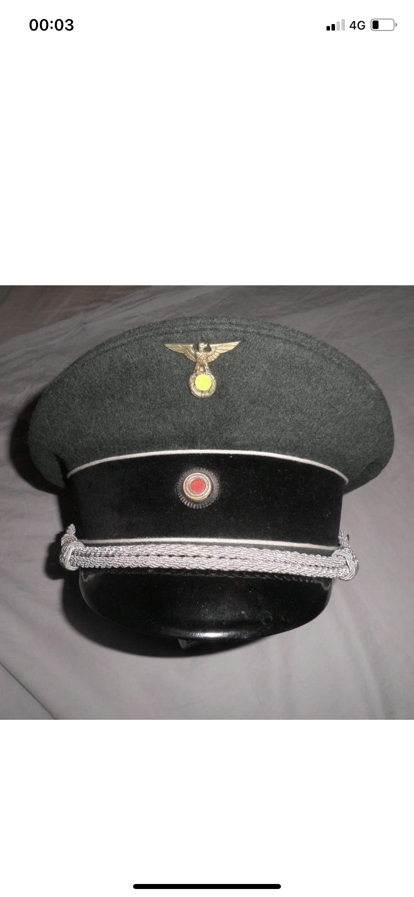 Identification casquette officier reichsbahn 2fac2f10