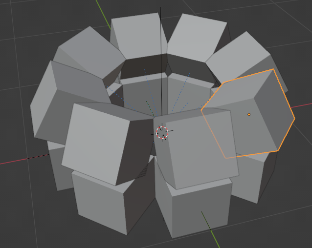 2) Créer une colonne des cubes avec IA 02-01-10