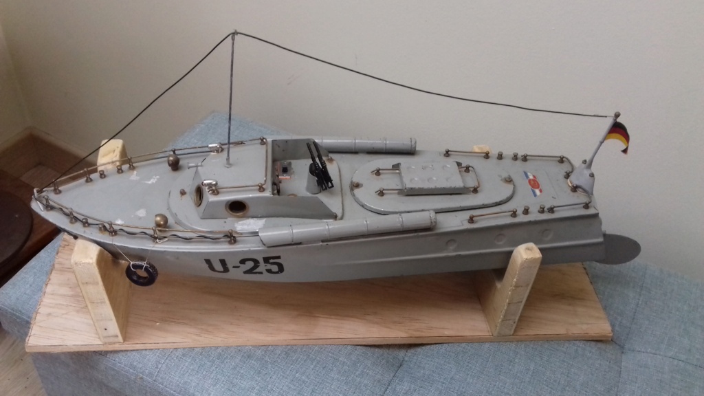 Restauration vedette lance torpille U-25 Gil 20230710