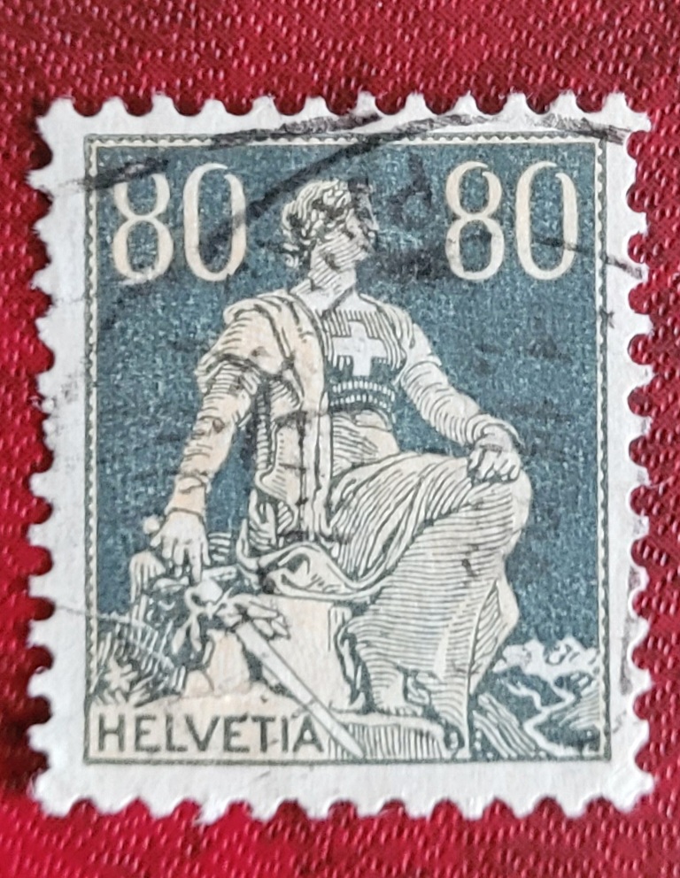 Helvetia mit Schwert 80Rp  20240219