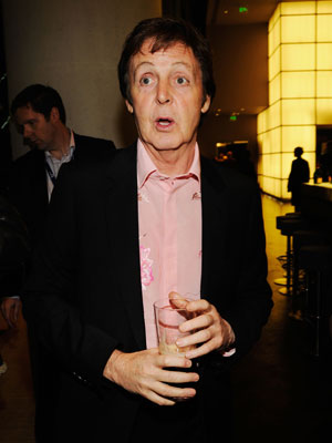 Sir Paul McCartney, lors du spectacle de Led Zep Led_ze10