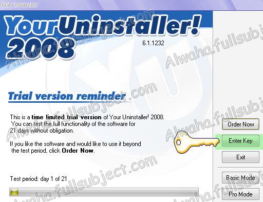 Your Uninstaller! 2008 لإزالة فعالة للبرامج + الشرح Photo910