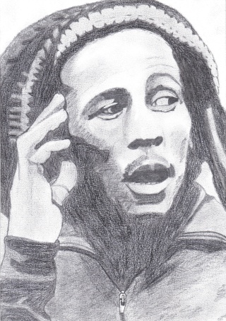 [dessin] - portrait de Bob Marley - Bob_ma11