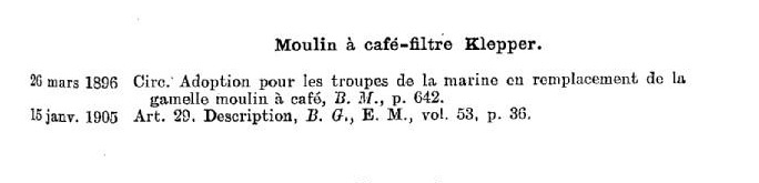 Les équipements et outils de campement français de la Grande Guerre - Page 2 Moulin10