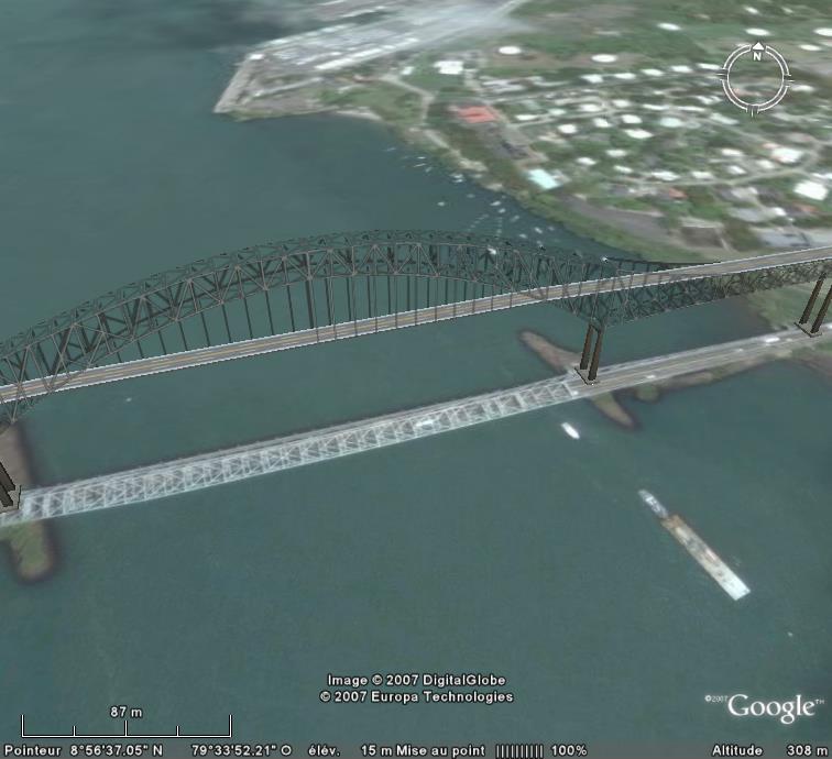 Les ponts du monde avec Google Earth - Page 8 Panama11