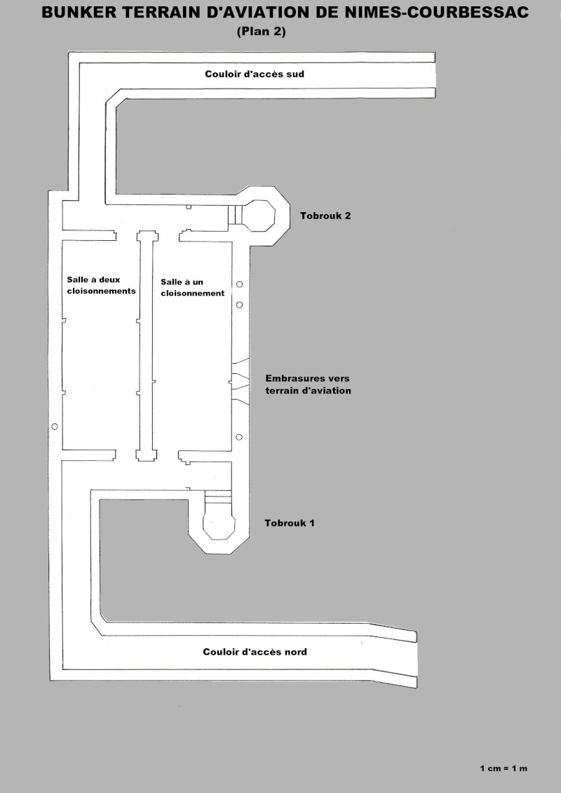 courbessac - Bunker commandement d'aérodrome : Nîmes - Courbessac (30) Courb_11