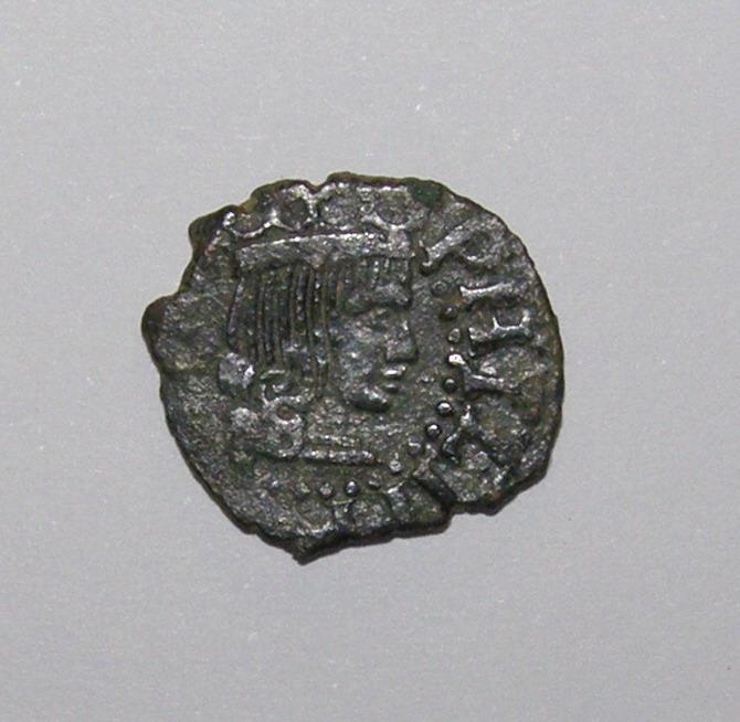 Dinero de Felipe III (Gerona, 1598 - 1621 d.C) Pc111212